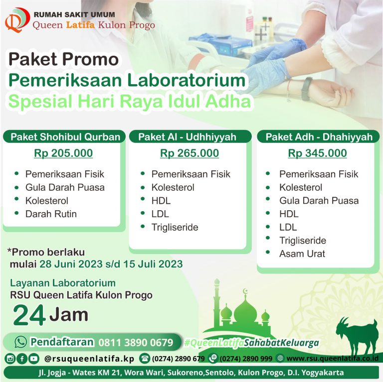 PROMO IDUL ADHA PAKET LABORATORIUM