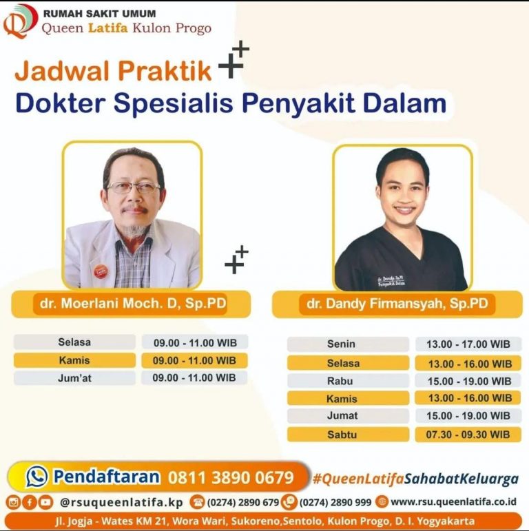 UPDATE JADWAL SPESIALIS PENYAKIT DALAM