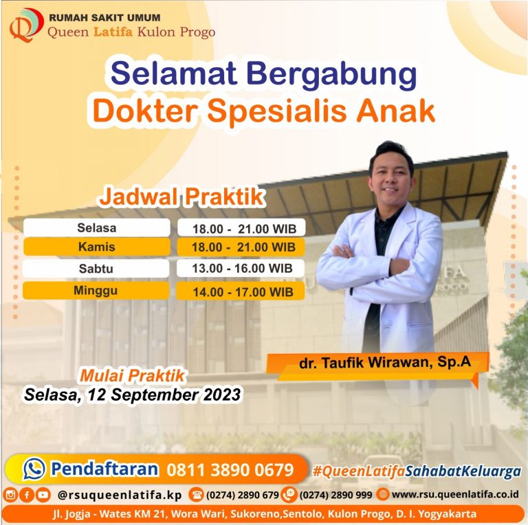 INFORMASI PENAMBAHAN DOKTER SPESIALIS ANAK