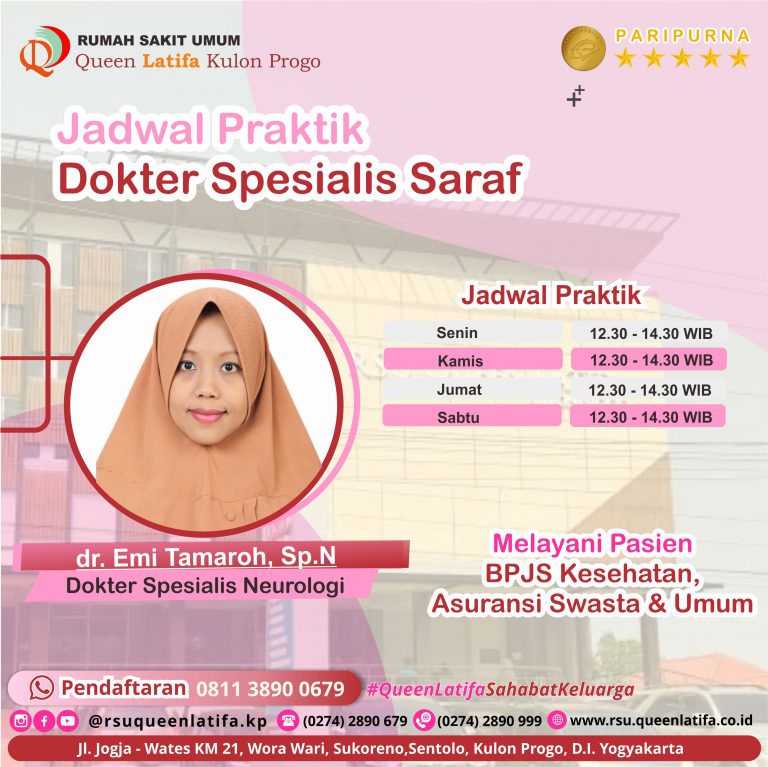 JADWAL POLIKLINIK SPESIALIS SARAF