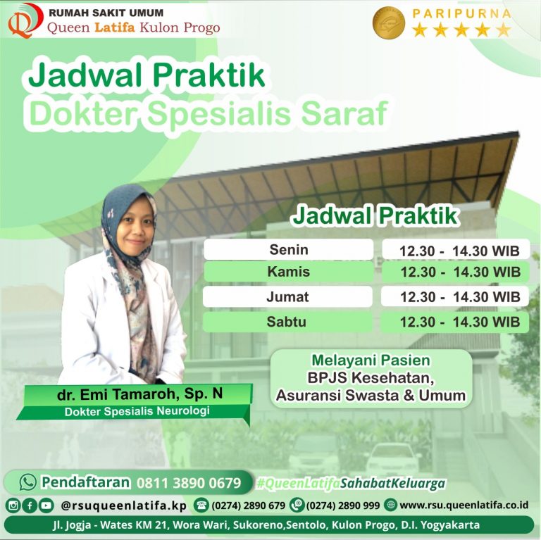JADWAL DOKTER SPESIALIS SARAF