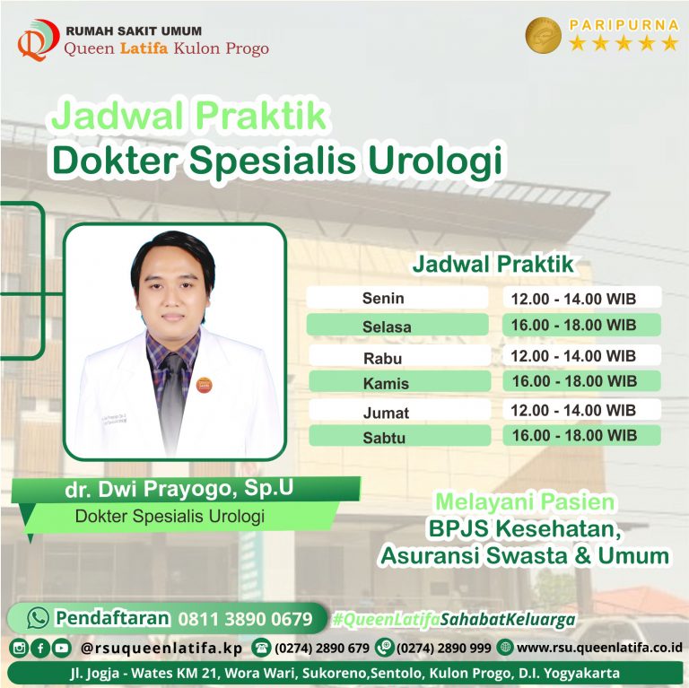 JADWAL DOKTER SPESIALIS UROLOGI