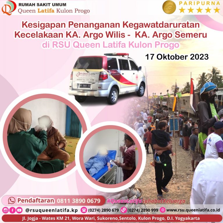 KESIGAPAN PENANGANAN KEGAWATDARURATAN KECELAKAAN KA ARGO WILIS -KA ARGO SEMERU