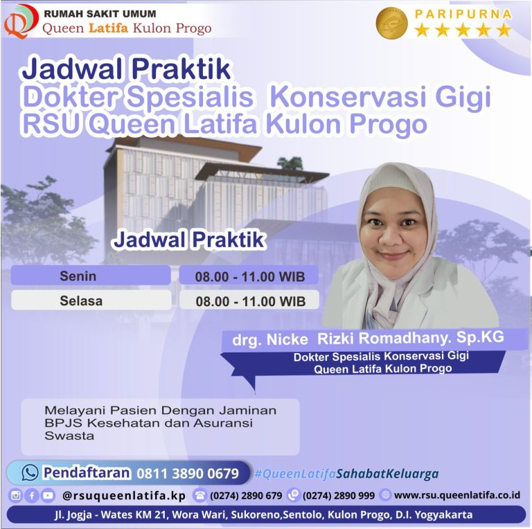 Jadwal Dokter Spesialis Konservasi Gigi