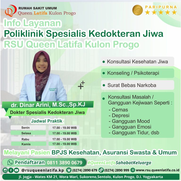 Jadwal Layanan Spesialis Kedokteran Jiwa