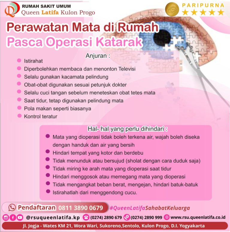 Perawatan Mata di Rumah Pasca Operasi Katarak
