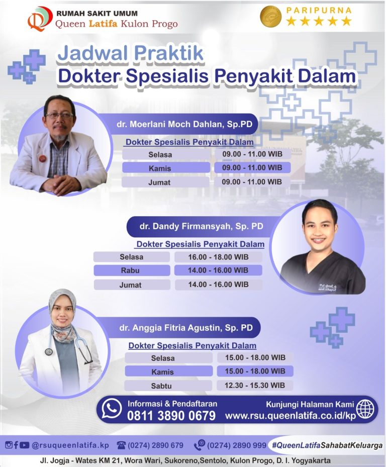 Jadwal Layanan Spesialis Penyakit Dalam