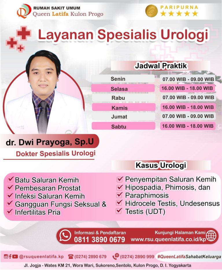 Jadwal Dokter Spesialis Urologi