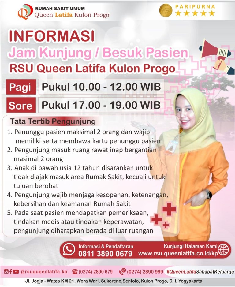 Informasi Jam Kunjung Pasien RSU Queen Latifa Kulon Progo