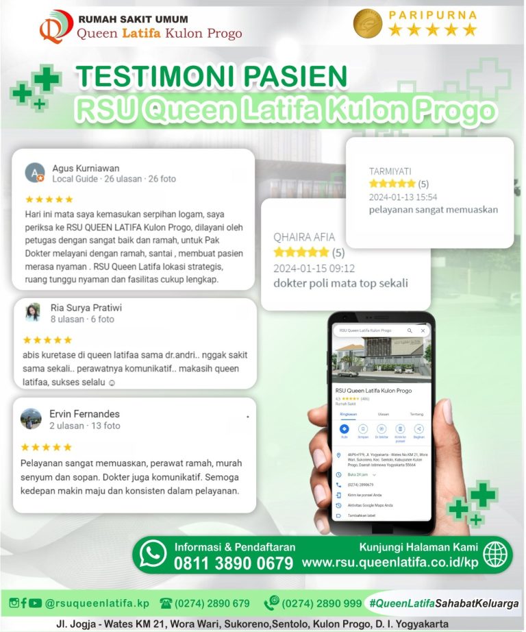 Testimoni Pasien RSU Queen Latifa Kulon Progo