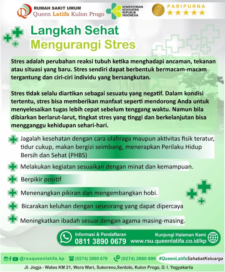 Edukasi Tips Langkah Mengurangi Stres