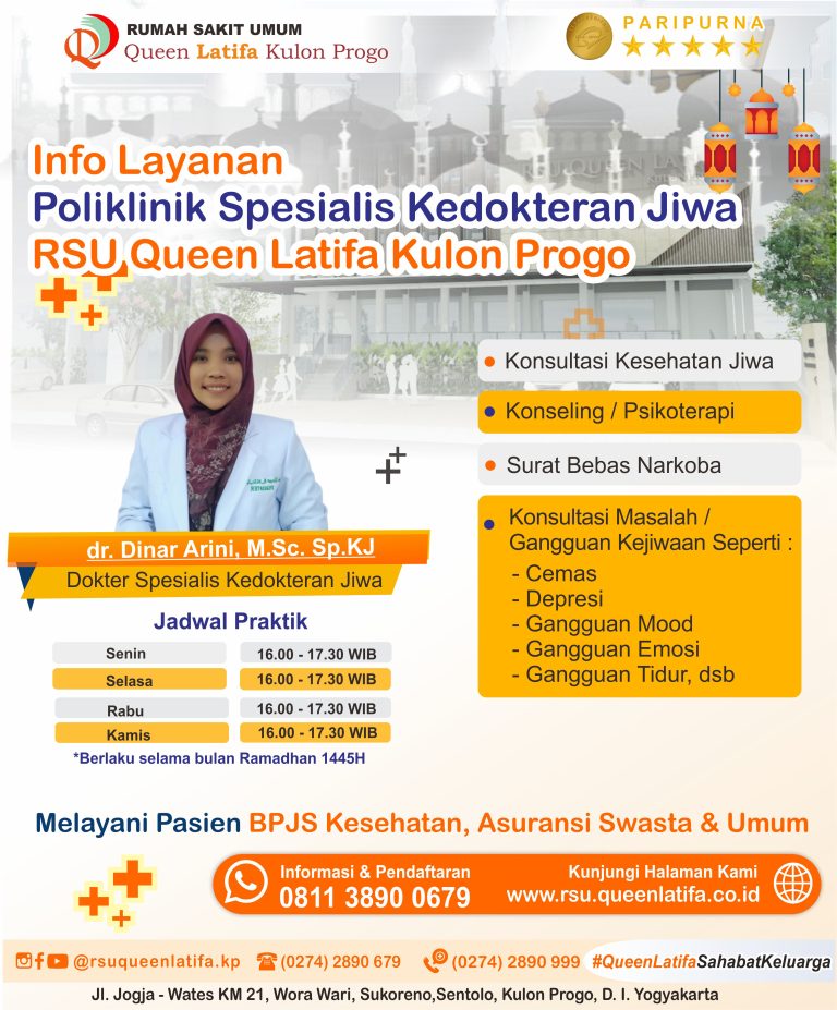 Jadwal Layanan Spesialis Kedokteran Jiwa