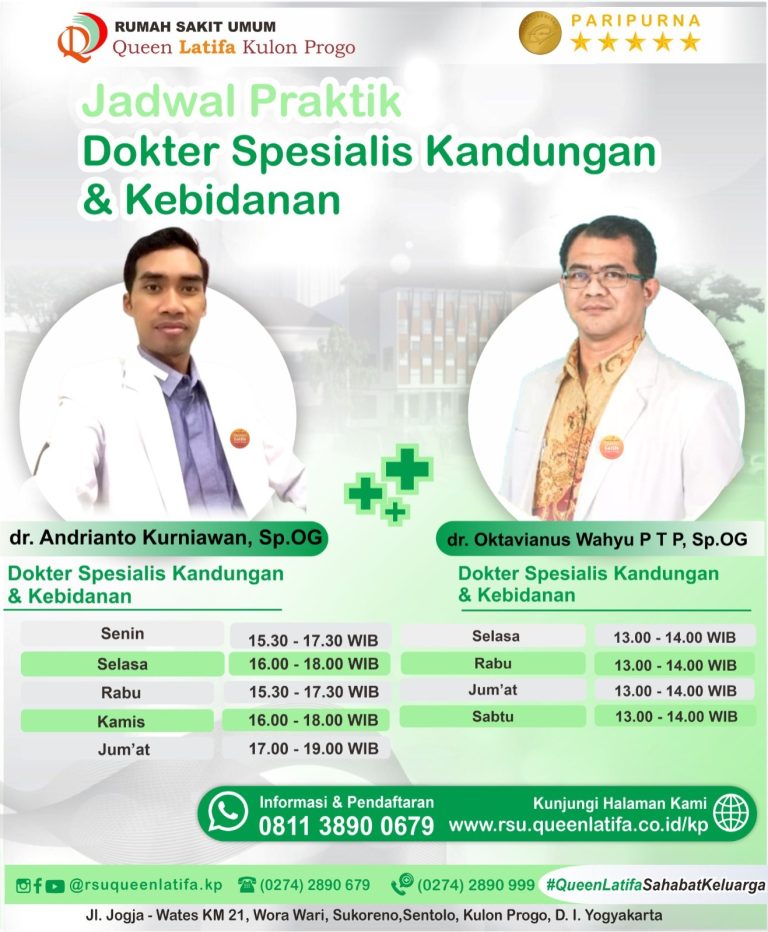 Jadwal Dokter Spesialis Kandungan & Kebidanan