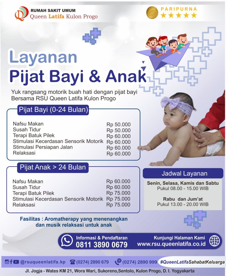 Layanan Pijat Bayi dan Anak