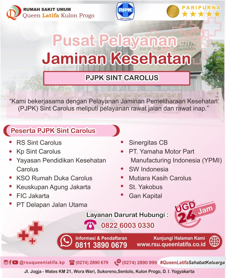 Pelayanan Jaminan Kesehatan PJPK Carolus