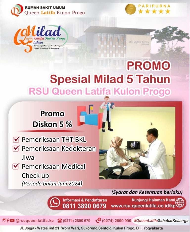 Spesial Promo Milad ke 5 RSU Queen Latifa Kulon Progo