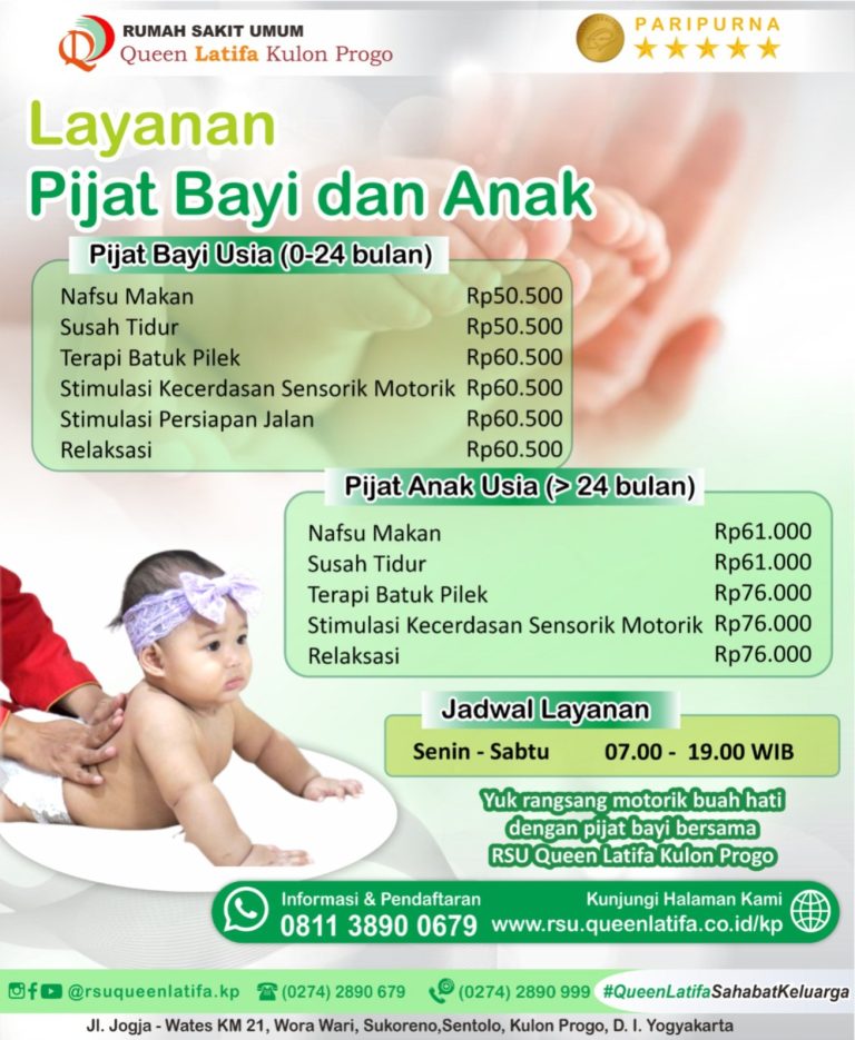 Layanan Pijat Bayi dan Anak
