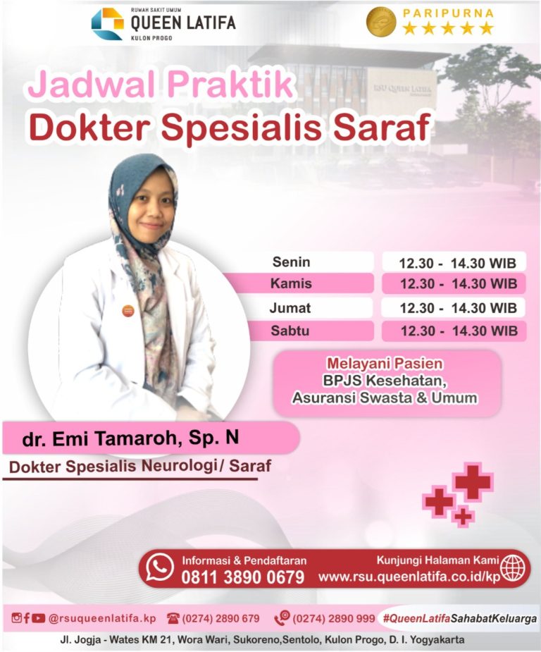 Jadwal Layanan Dokter Spesialis Saraf