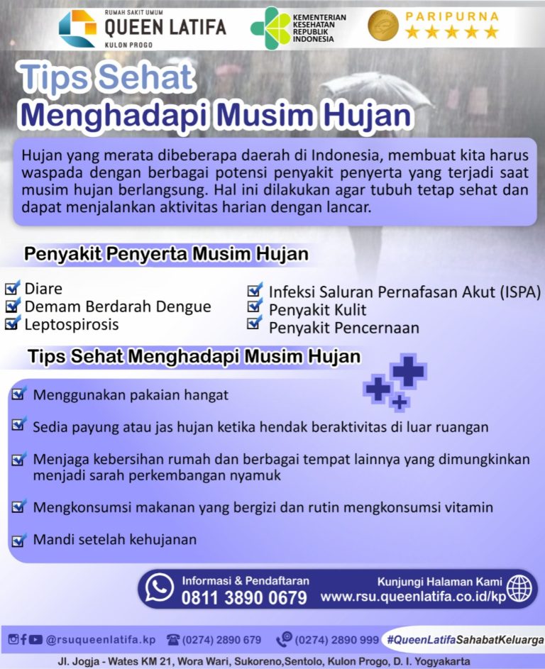 Waspadai penyakit di musim hujan