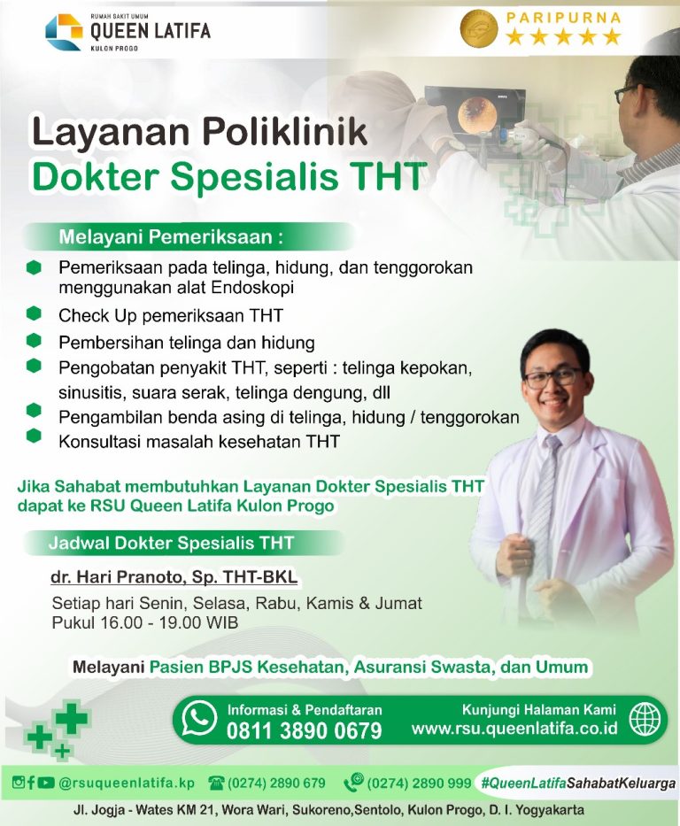 Layanan Poliklinik Dokter Spesialis THT