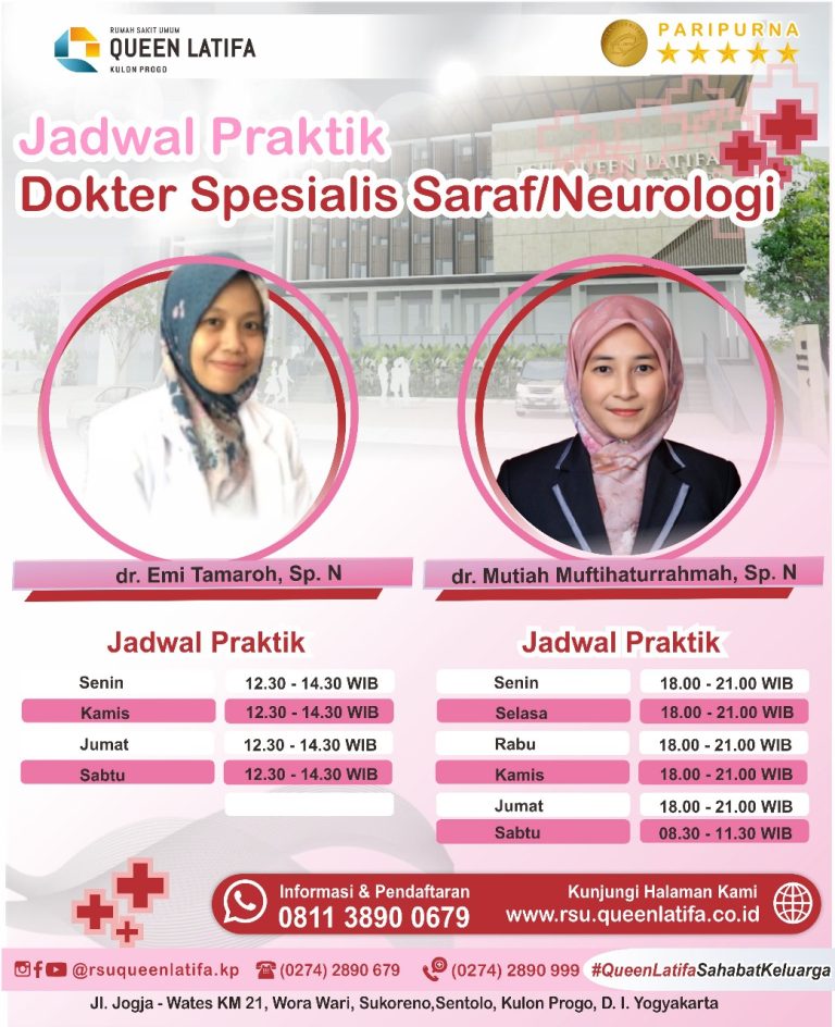 Jadwal Layanan Dokter Spesialis Saraf