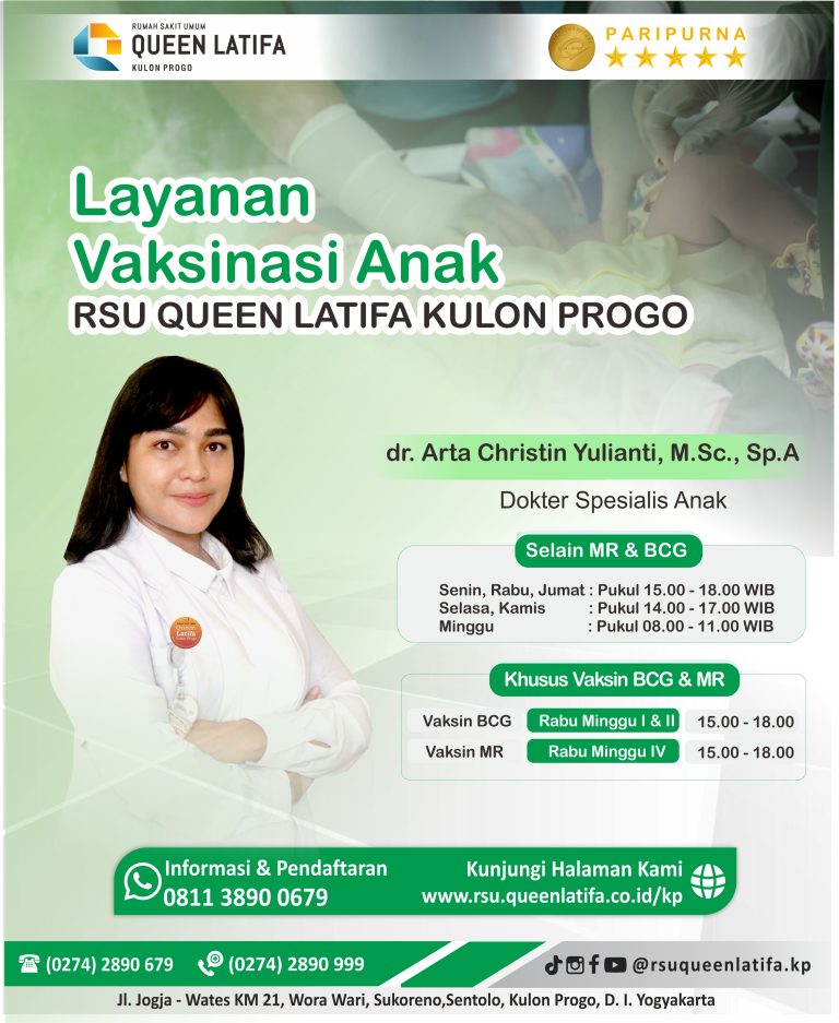 Jadwal Layanan Vaksinasi Anak