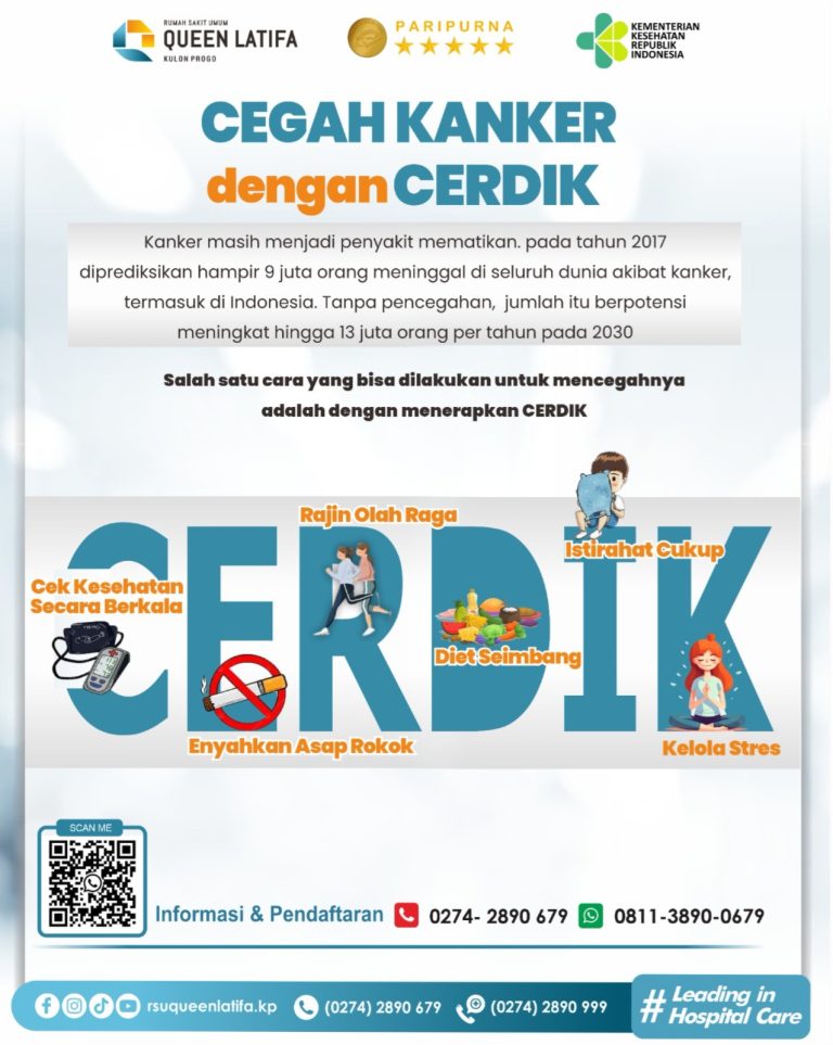 Edukasi Cegah Kanker dengan CERDIK