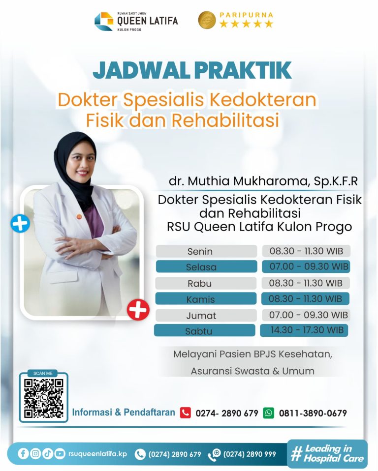 Jadwal Layanan Poliklinik Rehabilitasi Medik