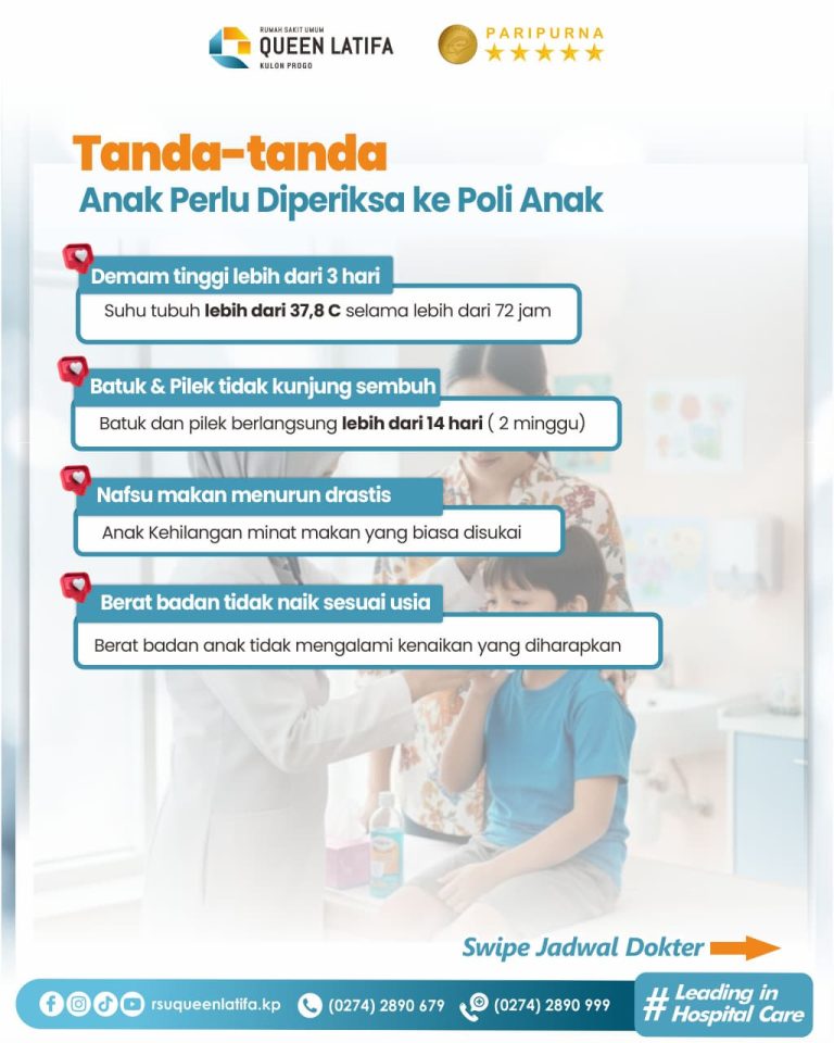 Edukasi : Kapan Harus Periksa Ke Poli Anak?