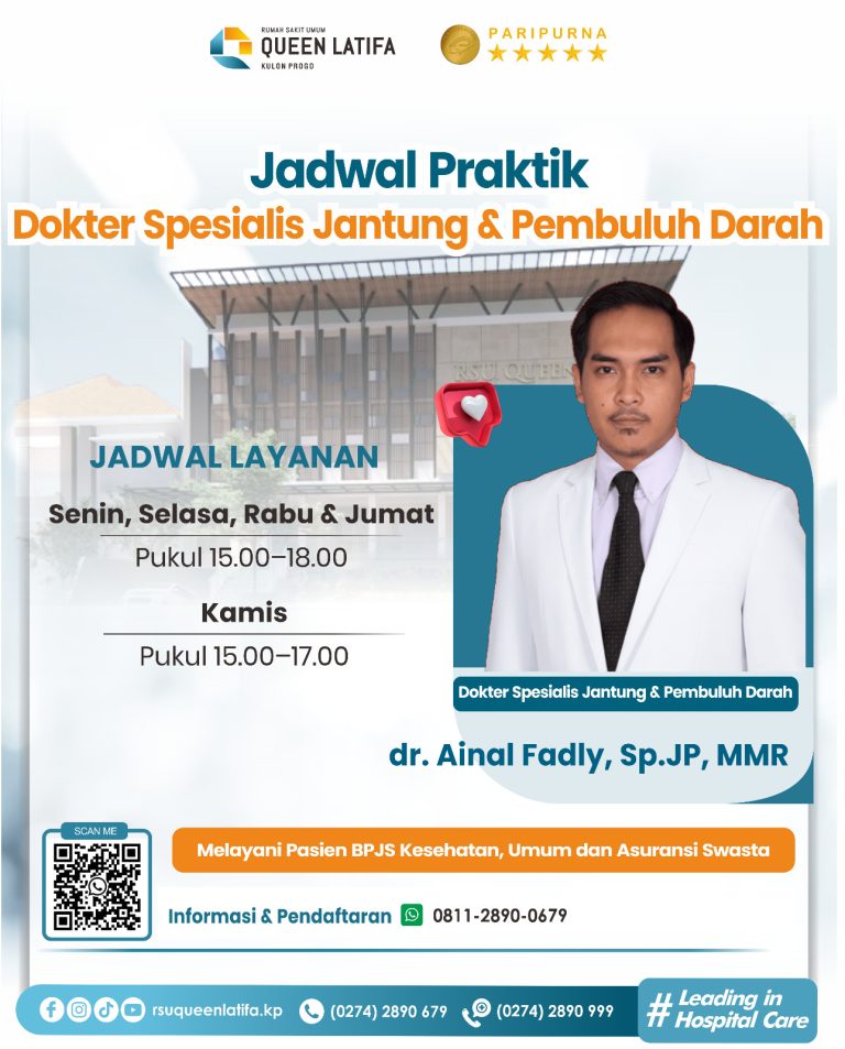 Jadwal Praktik Dokter Spesialis Jantung & Pembuluh Darah